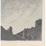 Leon WYCZÓŁKOWSKI (1852-1936), Kościół Dominikanów w Lublinie z teki Lublin (1918-1919)