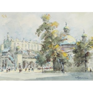 Henryk SAJDAK (1905-1995), Rynek Główny w Krakowie