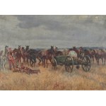 Feliks SZEWCZYK (1863-1932), Oddział konny Wojska Polskiego w terenie (1920)
