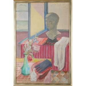 Janusz Maria BRZESKI (1907-1957), Martwa natura z portretem antycznym (1940)