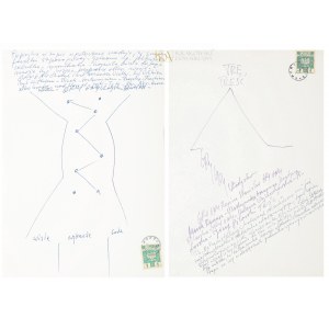 Władysław GRYGNY (1936-2018), Notatki filozoficzno-geometryczne (zestaw dwóch prac)