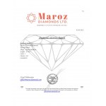 1 NATURAL POLISHED Diamonds 0,78 CT J - SI3 - SHAPE BRILLANT - CERTIFICATION GW - C30507-3