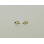 2 DIAMANTY 1,09 CT SVĚTLE ŽLUTÉ - VS1 -SI1 - UD30112
