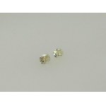 2 DIAMANTY 1,09 CT SVĚTLE ŽLUTÉ - VS1 -SI1 - UD30112