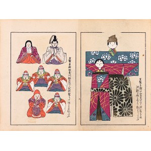 Shimizu Seifu (1851-1913), Hina type dolls, Kyoto, 1911