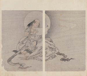 Watanabe Seitei (1851-1918), Nieśmiertelny na słoniu,