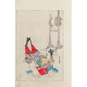 Yamada Kōtarō, Nakamura Busuke, Kurehatori and Ayahatori Weavers, Kyoto, 1892