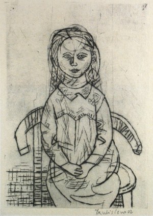 Tadeusz Kulisiewicz(1883-1934),Dziewczyna