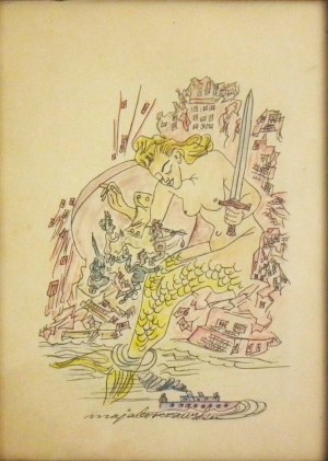 Maja Berezowska(1893-1978),Syrenka