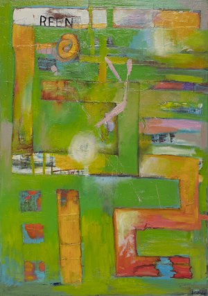 Piotr Gola, Green Abstract No.2, 2018