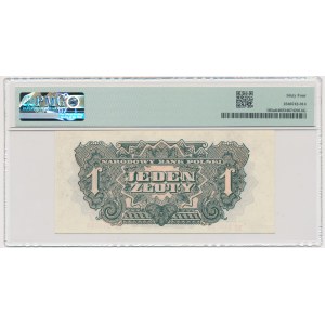 1 złoty 1944 ...owym - EO - PMG 64