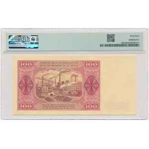 100 złotych 1948 - GN - bez ramki - PMG 64