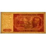 100 złotych 1948 - GN - bez ramki - PMG 64