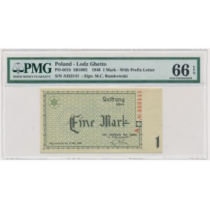 1 Mark 1940 - A - 6 digit series - PMG 66 EPQ