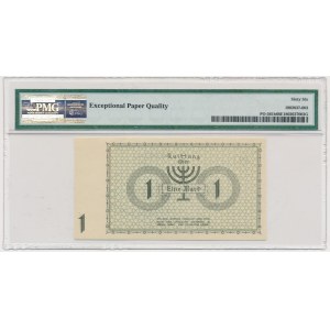 1 Mark 1940 - A - 6 digit series - PMG 66 EPQ
