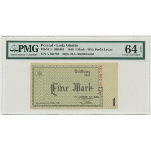 1 Mark 1940 - A - 6 digit series - PMG 64 EPQ