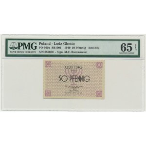 50 Pfennig 1940 - red numerator - PMG 65 EPQ