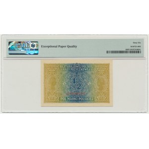 1/2 marki 1916 - Jenerał - A - PMG 66 EPQ