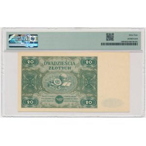 20 złotych 1947 - A - PMG 64