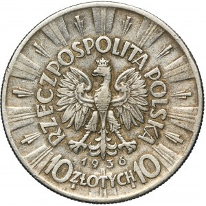 Piłsudski, 10 złotych 1936