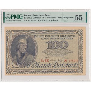 100 marek 1919 - AE - PMG 55