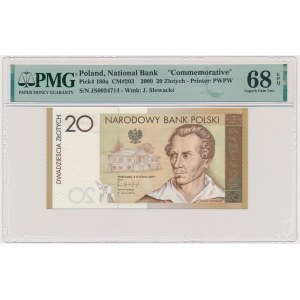 20 złotych 2009 - Juliusz Słowacki - PMG 68 EPQ