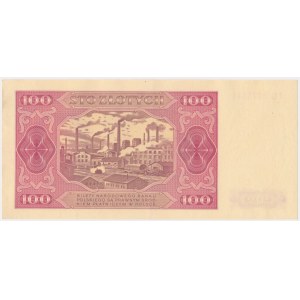 100 złotych 1948 - IL - papier prążkowany