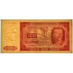 100 złotych 1948 - IL - papier prążkowany