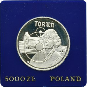 5.000 złotych 1989 Toruń - Mikołaj Kopernik