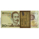 Zgrzewka bankowa 20 złotych 1982 - AM - (1.000 szt.)