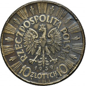 Piłsudski, 10 złotych 1939