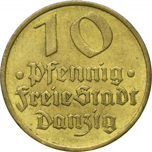 Free City of Danzig, 10 pfennig 1932