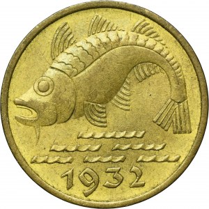 Free City of Danzig, 10 pfennig 1932
