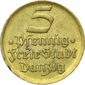 Free City of Danzig, 5 pfennig 1932