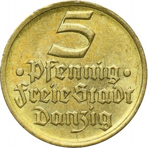 Free City of Danzig, 5 pfennig 1932