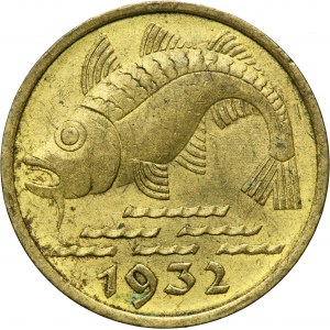 Free City of Danzig, 10 pfennig 1932