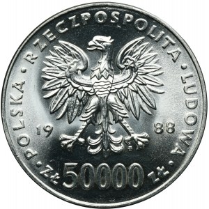 50.000 złotych 1988 Piłsudski