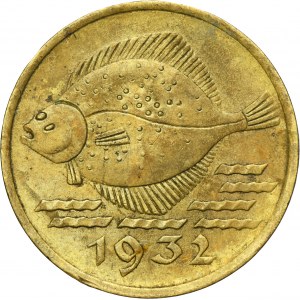 Free City of Danzig, 5 pfennig 1932