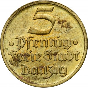 Free City of Danzig, 5 pfennig 1932