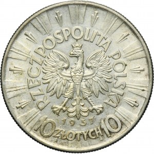 Piłsudski, 10 złotych 1937