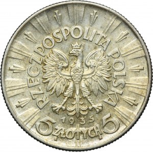 Piłsudski, 5 złotych 1935