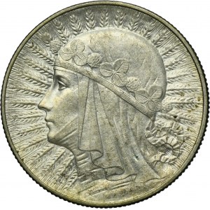 Głowa Kobiety, 5 złotych Warszawa 1933