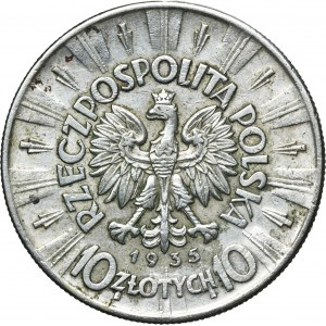 Piłsudski, 10 złotych 1935