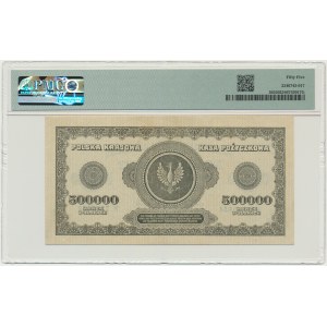 500.000 marek 1923 - B - 7 cyfr - PMG 55