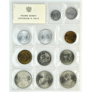 Zestaw, Polskie Monety Emitowane w 1976 (11 szt.)