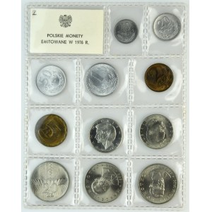 Zestaw, Polskie Monety Emitowane w 1976 (11 szt.)