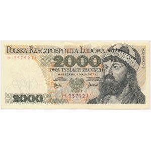 2.000 złotych 1977 - H -