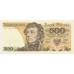 500 złotych 1974 - AA -