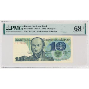 10 złotych 1982 - C - PMG 68 EPQ
