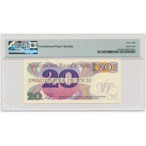 20 złotych 1982 - M - PMG 68 EPQ